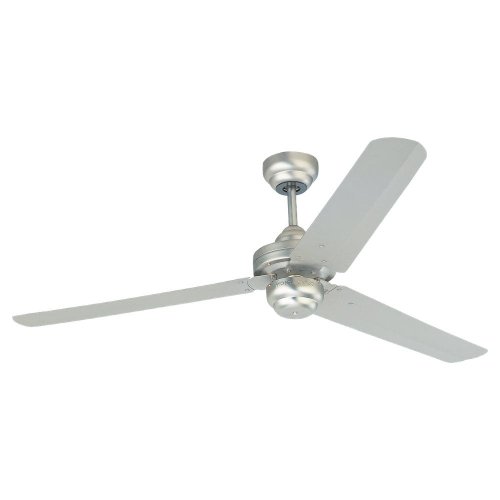 Monte Carlo 3SU54BP Studio 54-Inch 3-Blade Ceiling Fan with Blades, Brushed Pewter