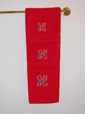 Nebraska Cornhuskers Bathroom 3 Piece Towels Set NCAA College Athletics
