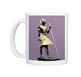 Life size statue of Tutankhamun made from black wood with applied gilded Photo Mugs