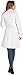 Dr. James Women’s Lab Coat for Medical Professionals, Classic Fit, Multiple Pockets, White US 8