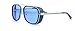 Outray Unisex Retro Iron Man Wrap Sunglasses A16 Blue