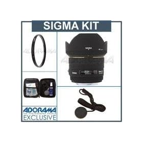 Sigma 50mm f/1.4 EX DG HSM Auto Focus Lens KIT, for Canon EOS Cameras with Tiffen 77mm UV Filter, Lens Cap Leash, Professional Lens Cleaning Kit