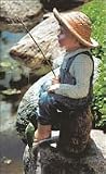 Cobraco 15 Fishing Boy Poly Resin Statue