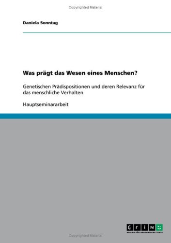 Was pr�gt das Wesen eines Menschen?