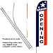 GRAND OPENING Feather Banner Flag Kit (Flag, Pole, and Ground Mount)