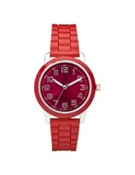 FMD Red Rubber Womens Watch FMDX188