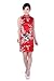JTC(TM) Cheongsam Chinese Dress Han Costume Sleeveless Qipao Skirt 4 Colors