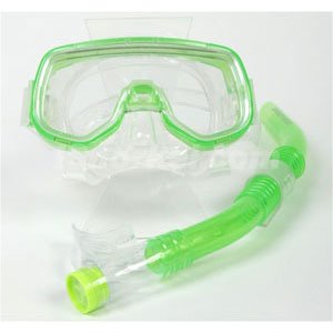 Deep See Mini Funset little kids silicone mask & snorkel combo set
