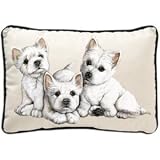 Fiddler's Elbow West Highland Terrier Wesite Puppies Leslie Anderson Designer Decorative Dog Pillow