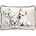 Fiddler's Elbow West Highland Terrier Wesite Puppies Leslie Anderson Designer Decorative Dog Pillow