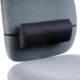 Backrest, Lumbar Roll, 11-1/2'W x 2-1/2'D x 5'H, Black SAF71101