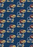 Kansas Jayhawks 3 10 x 5 4 Team Repeat Area Rug