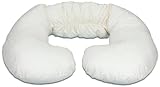 Leachco Grow To Sleep Self-Adjusting Body Pillow, Ivory