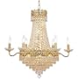 Vienna Full Spectrum™ 24" Wide Gold Crystal Chandelier