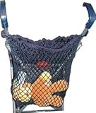 Navy Net Shopping Bag