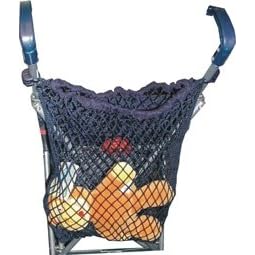 Navy Net Shopping Bag