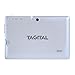 Tagital 7'' Quad Core Android 4.4 KitKat Tablet PC, HD Screen 1024x600, 8GB, Bluetooth, Dual Camera, Netflix, Skype, 3D Game Supported (White)