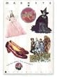 Wizard of Oz 4 Piece Magnet Set Witches and Ruby Slippers