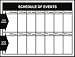Scheduling Boards - Schedule of Events - Book