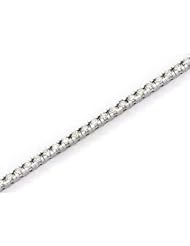 14K White Gold Diamond Bracelet