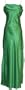 Grecian Satin Prom Formal Gown Long Holiday Party Cocktail Dress Bridesmaid