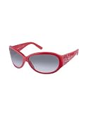 Salvatore Ferragamo Swarovski Crystal Decorated Temple Sunglasses red/shaded grey