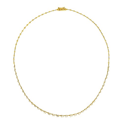 Click here for 18K Gold Yellow Graduated Necklace prices
