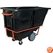 Black Tilt Truck, Standard, 1 1/2 Cubic Yard (RUB159) Category: Utility Trash Cans and Containers