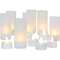 LED Teelichter mit Akku (12er Set)