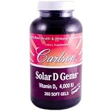 Solar D Vit D3 4000 IU with Omega-3's - 360 - Softgel