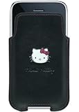 Hello Kitty - Etui en cuir pour iPhone 3G/3GS - Noir