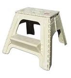 STOOL STEP FOLDING BLACK 2-STE