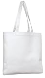 NEW Port & Company Polypropylene Tote Bag White-OSFA