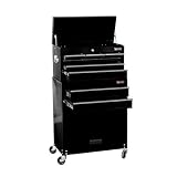Excel 8-Drawer Ball-Bearing Tool Chest/Cabinet Combo Black