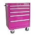 The Original Pink Box PB2605R 26-Inch 5-Drawer Rolling Cabinet, Pink