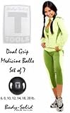 Body Solid Dual Grip Medicine Ball (6, 8, 10, 12, 14, 18, 20 lb. Balls) BSTDMB Set 6-20