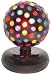 Rotating disco ball, 5 colours, free standing