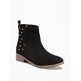 オールドネイビー OLD NAVY/ スタッズスエードブーツ ブラックジャック シューズ 24cm【並行輸入】