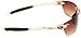 Womens Seek Sport Sunglasses - Ideal For Cycling, Golf, Hiking, Running, Tennis. Crystal Brown Frame/Brown Gradient Lens