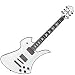 B.C. Rich Mockingbird Special Electric Guitar, White