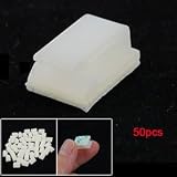 50 Pcs Self-adhesive Wire Bundle Holder 7mm Width Cable Tie Mount Clip
