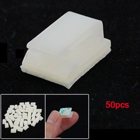 50 Pcs Self-adhesive Wire Bundle Holder 7mm Width Cable Tie Mount Clip: Home Improvement