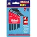 Eklind 10107 Hex-L Key Set, 5/64-Inch to 1/4-Inch,Short, 7-Piece