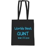 Tumpytees -Grandma/CottonToteBagWorlds Best Aunt lovexxx