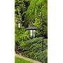 Pack of 2 solar garden coach light lanterns with hooks