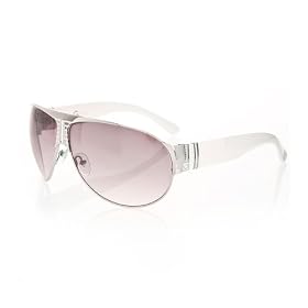 G by GUESS Metal Sunglasses with Cutout Middle