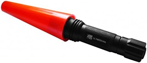 Niton Tactical - Original II LED Police Flashlight With Traffic Control Safety Cone And Holster - 200 Lumens - Black