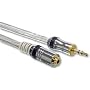 Philips SWA3528 - Headphones extender - mini-phone 3.5mm (F) - mini-phone 3.5mm (M) - 1.5 m - shielded