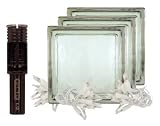 Holiday Glass Block Light Decor Set