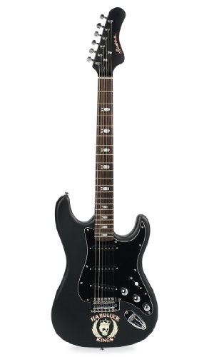 HardLuck Kings Chop Shop Series CSBMB Electric Guitar, Satin Matte Black On Sale